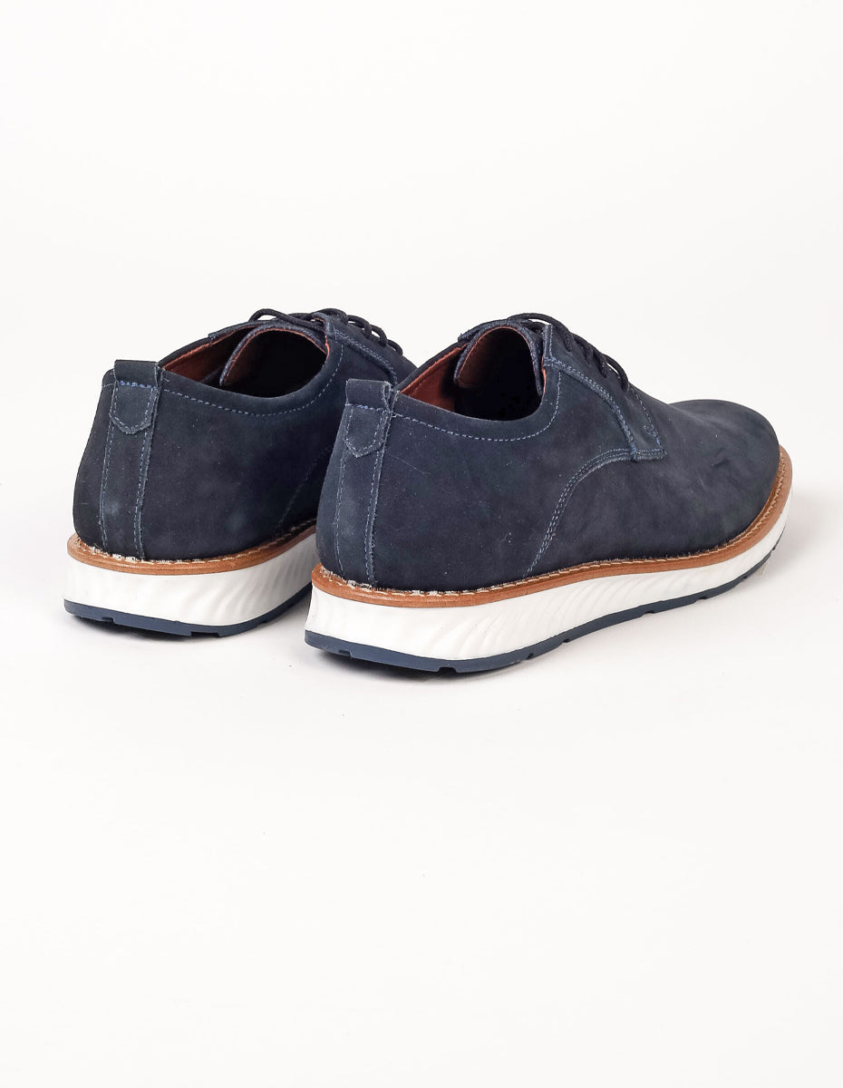 Sapato Casual Derby Nobuck