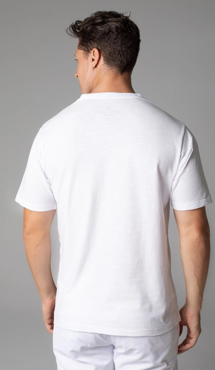 T-Shirt Manga Curta Gola Careca Flame Tinturada