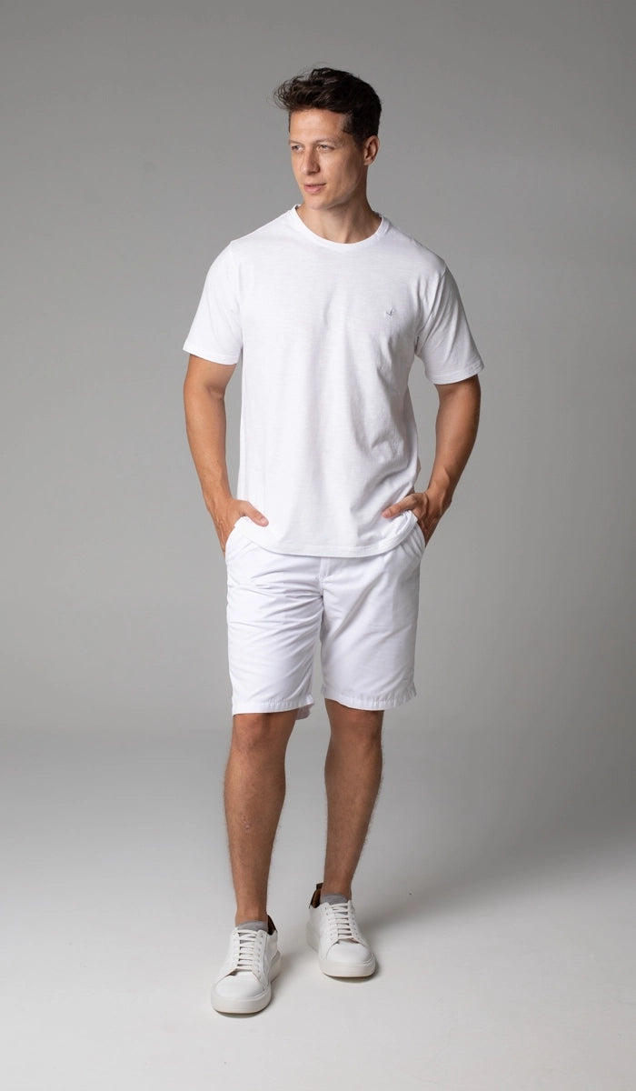 T-Shirt Manga Curta Gola Careca Flame Tinturada