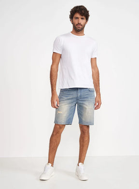 Bermuda Indigo Jeans Davi Masculina colcci
