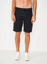 Bermuda Jeans Indigo Preto Masculina Davi colcci