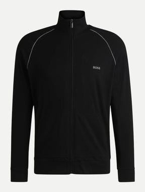 Jaqueta Hugo Boss Regular Malha Mix&Match Z Preta