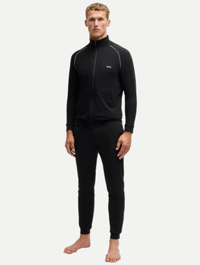 Jaqueta Hugo Boss Regular Malha Mix&Match Z Preta