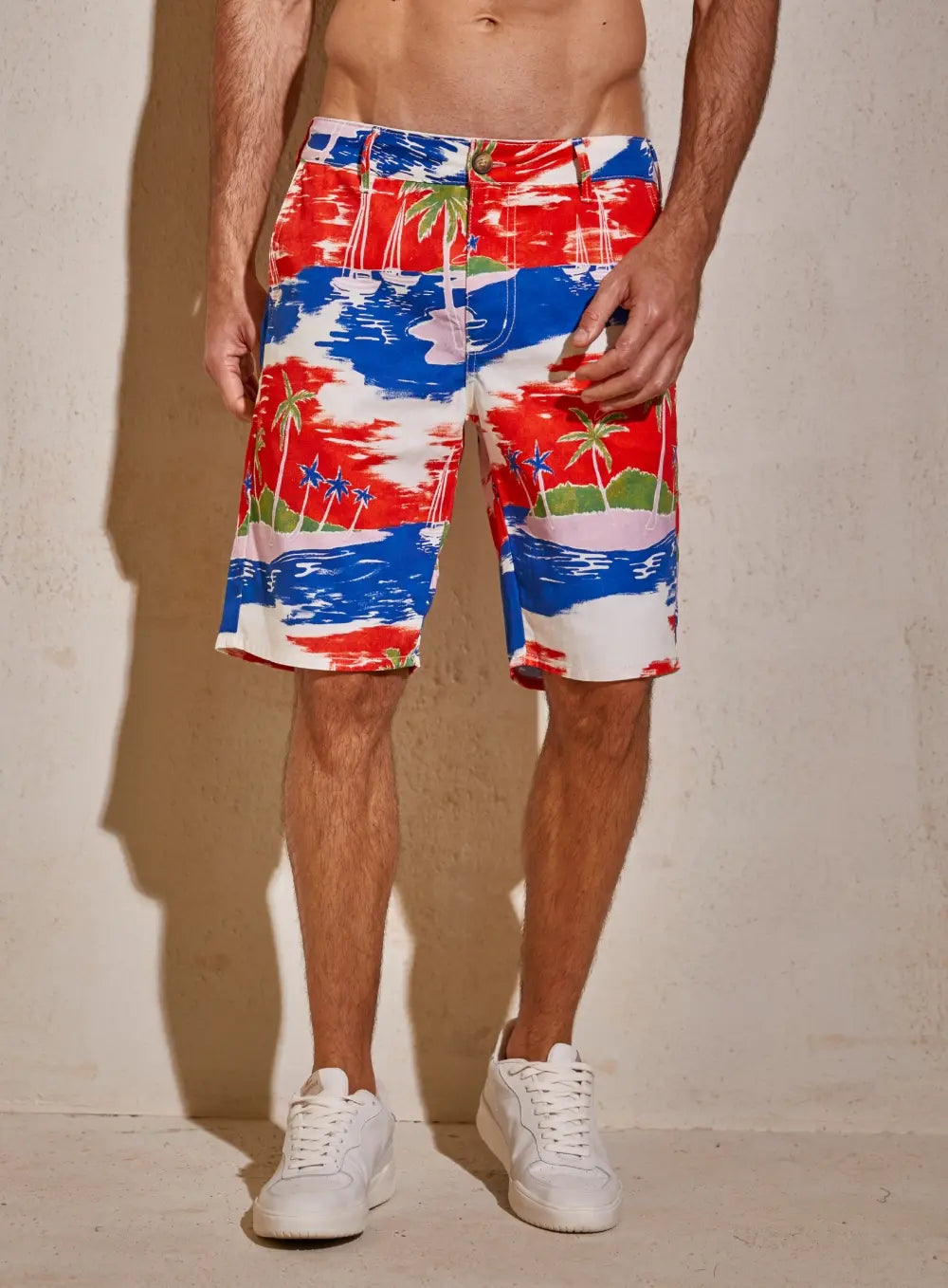 Bermuda Sarja Davi Estampada COLCCI