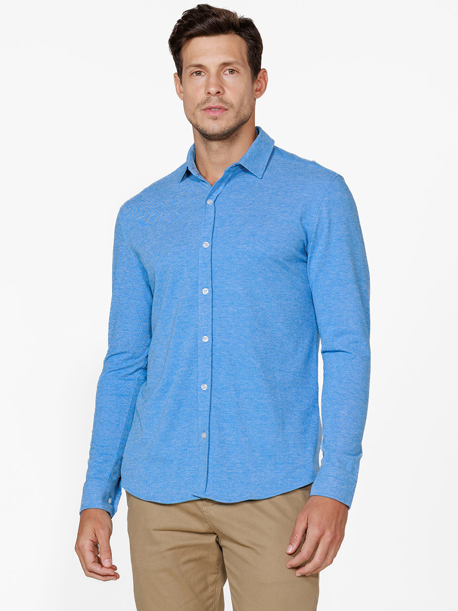 Camisa Malha Oxford