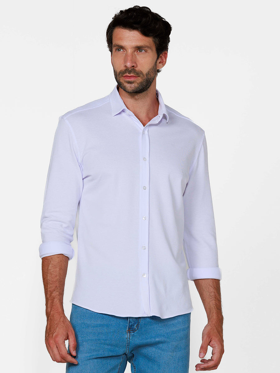 Camisa Oxford Piquet
